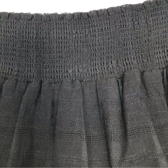 LOFT Black Tassel Hem Peasant Mini Skirt - Picture 9 of 12